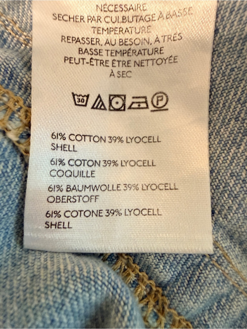 We The Free Free People La Vida Pull-On Wide Leg Jeans Bleached Blue NWOT - Picture 14 of 16